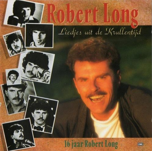 Robert Long – Liedjes Uit De Krullentijd (CD), Cd's en Dvd's, Cd's | Nederlandstalig, Zo goed als nieuw, Levenslied of Smartlap