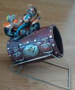 Biker enkele fles/ wijnfles houder, volgnr 8, Kunststof, Ophalen of Verzenden, Zo goed als nieuw, Minder dan 5 flessen