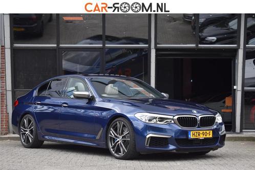 BMW 5-serie M550i xDrive High Executive HUD Pano Lane ACC B&, Auto's, BMW, Bedrijf, Te koop, 5-Serie, 360° camera, 4x4, ABS, Achteruitrijcamera