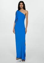 Zeer mooie mango maxi jurk blauw l, Kleding | Dames, Gelegenheidskleding, Ophalen of Verzenden, Zo goed als nieuw, Blauw, Galajurk