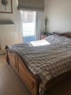 Slaapkamer, Huis en Inrichting, Slaapkamer | Bedden, Ophalen, Gebruikt, Tweepersoons, Hout
