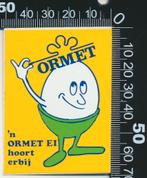Sticker: Ormet - Een Ormet ei hoort erbij, Verzenden, Zo goed als nieuw, Bedrijf of Vereniging