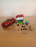 Playmobil Porsche met paardentrailer - 9376, Ophalen of Verzenden, Zo goed als nieuw, Complete set