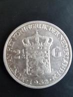 2,5 gulden zilver uit 1932, Zilver, 2½ gulden, Koningin Wilhelmina, Ophalen of Verzenden