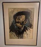 Evert Slegers kunst schilderij portret fransman, Ophalen