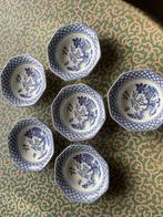 6 schaaltjes royal Staffordshire willow ironstone, Antiek en Kunst, Antiek | Servies los, Ophalen of Verzenden