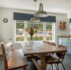 HK Living Olijfgroene Hanglampen - Industrieel/Retro, Ophalen of Verzenden, Zo goed als nieuw, Metaal, Minder dan 50 cm