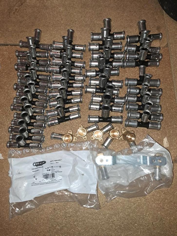 Diverse Henco persfittingen, Doe-het-zelf en Verbouw, Buizen en Afvoer, Nieuw, Overige typen, Overige materialen, 6 meter of meer