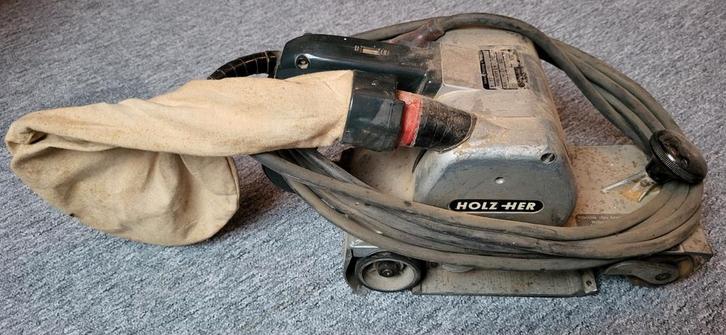 Holz Her Bandschuurmachine - Klassieker!, Doe-het-zelf en Verbouw, Gereedschap | Schuurmachines, Gebruikt, Bandschuurmachine, 600 tot 1200 watt