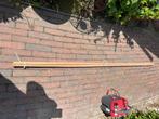7 Teakhouten latjes hoek 1cm x 1cm  x 200 cm totaal 14 Meter, Ophalen, Minder dan 25 mm, Nieuw, Plank