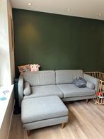 SofaCompany Harper Bank Inclusief Poef, Ophalen of Verzenden, Zo goed als nieuw, Stof