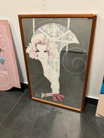 Vintage Art Deco Spiegel - Arti-Lijste Amsterdam, Ophalen, Gebruikt, 100 tot 150 cm, Rechthoekig