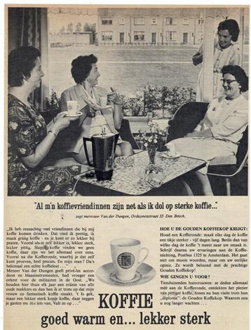 Al m'n koffievriendinnen zijn dol op sterke koffie 1964 beschikbaar voor biedingen