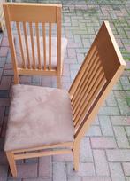2st stoelen, Ophalen, Hout, Twee, Bruin