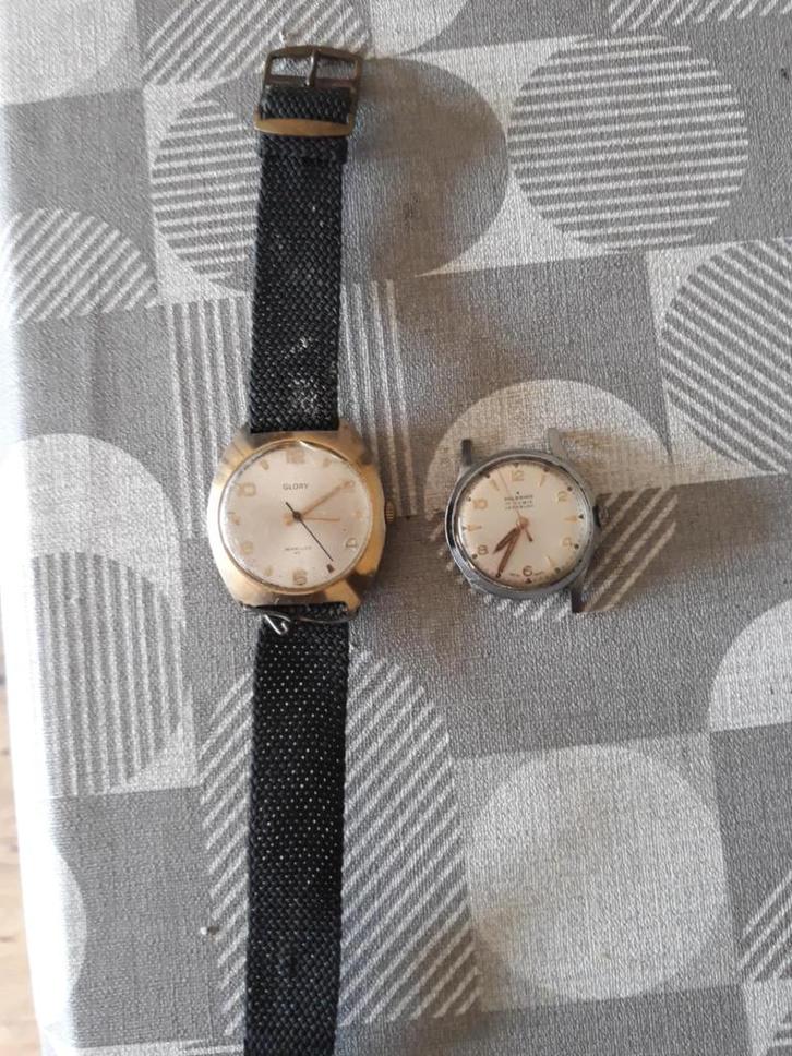 glory antimagnetic en een palermo 17 rubis incabloc, Sieraden, Tassen en Uiterlijk, Horloges | Antiek, Polshorloge, Overige merken