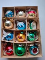 Vintage kerstballen   12 stuks, Ophalen of Verzenden, Gebruikt