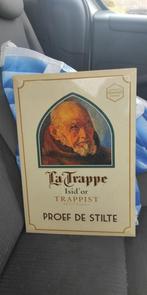 La Trappe Trappist Bier Reclame Plaat Bord Cafe, Ophalen of Verzenden, Zo goed als nieuw, Reclamebord, Plaat of Schild, La Trappe