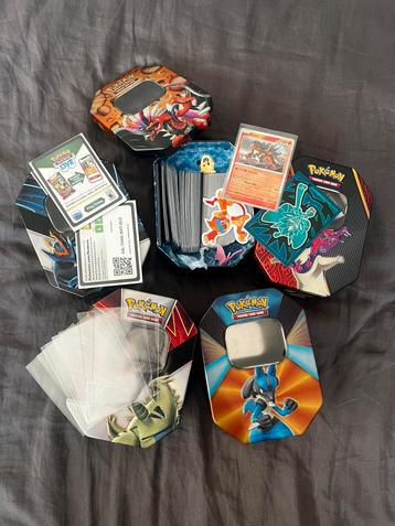 Pokémon tin (groot) beschikbaar voor biedingen