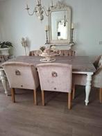 More and more living, 6 fauteuils, Huis en Inrichting, Fauteuils, Ophalen, Gebruikt, Minder dan 75 cm, Stof
