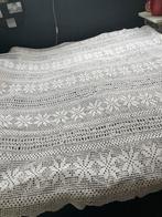 Gehaakte Sprei 2-persoons - Oma's Tijd, Gebruikt, Wit, 150 tot 200 cm, 200 cm of meer