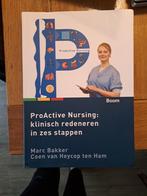 Te koop: studieboek proactive nursing, Boeken, Studieboeken en Cursussen, Zo goed als nieuw, Marc Bakker, Beta, HBO