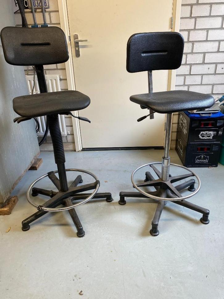 ergonomische werkplaatsstoelen, Huis en Inrichting, Bureaustoelen, Gebruikt, Bureaukruk, Zwart, Ergonomisch, Ophalen