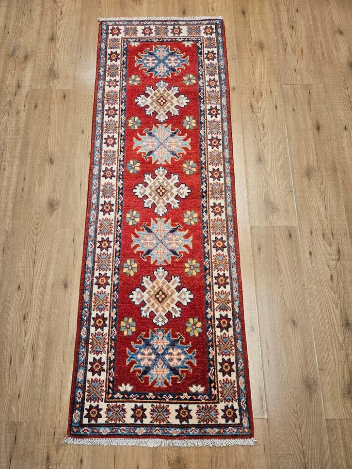 Handgeknoopt oosters tapijt loper kazak 185x61, Huis en Inrichting, Stoffering | Tapijten en Kleden, Nieuw, 50 tot 100 cm, 200 cm of meer
