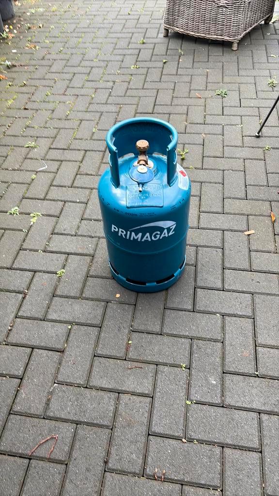 Primagaz grote gasfles nog bijna vol, Caravans en Kamperen, Kampeeraccessoires, Zo goed als nieuw, Ophalen