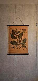 Wandkleed Botanisch / Wanddoek Natuur, Ophalen of Verzenden, Gebruikt