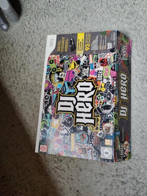 DJ Hero, Wii compleet met draaitafel, Spelcomputers en Games, Games | Nintendo Wii, Zo goed als nieuw, Muziek, 2 spelers, Vanaf 12 jaar