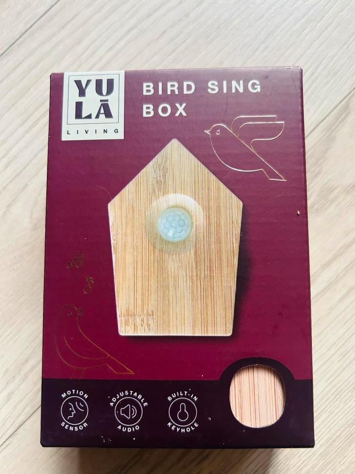 Vogelgeluiden Box - Toilet/Badkamer Decoratie, Tuin en Terras, Vogelhuisjes en Vogelbaden, Nieuw, Ophalen of Verzenden