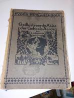Oud Atlas. Binding in slechte staat, Gelezen, Overige atlassen, Ophalen of Verzenden, 1800 tot 2000