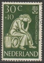 Nederland 1960 737 Vluchtelingen 30c, Gest, Postzegels en Munten, Postzegels | Nederland, Na 1940, Ophalen of Verzenden, Gestempeld