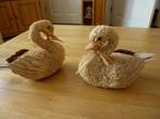3 brocante beelden egel en eenden, Antiek en Kunst, Ophalen of Verzenden