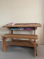 Vintage Tekentafel / Schoolbankje, Huis en Inrichting, Bureaus, Ophalen, Gebruikt