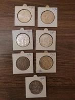 7 zilveren rijksdaalders juliana, Postzegels en Munten, Munten | Nederland, Koningin Juliana, Setje, Zilver, Ophalen of Verzenden