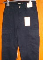 kleine maat  broek met extra grote zakken aan de zijkant, Nieuw, Maat 46 (S) of kleiner, Blauw, Ophalen of Verzenden