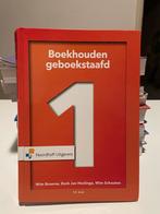 Boekhouden geboekstaafd 1, Boeken, Ophalen of Verzenden, Zo goed als nieuw, Accountancy en Administratie, D.J.J. Heslinga; W.M.J. Schauten; W.J. Broerse