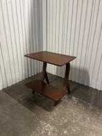 Orginele Vintage Bijzettafel, Minder dan 55 cm, Gebruikt, Rechthoekig, Vintage Design