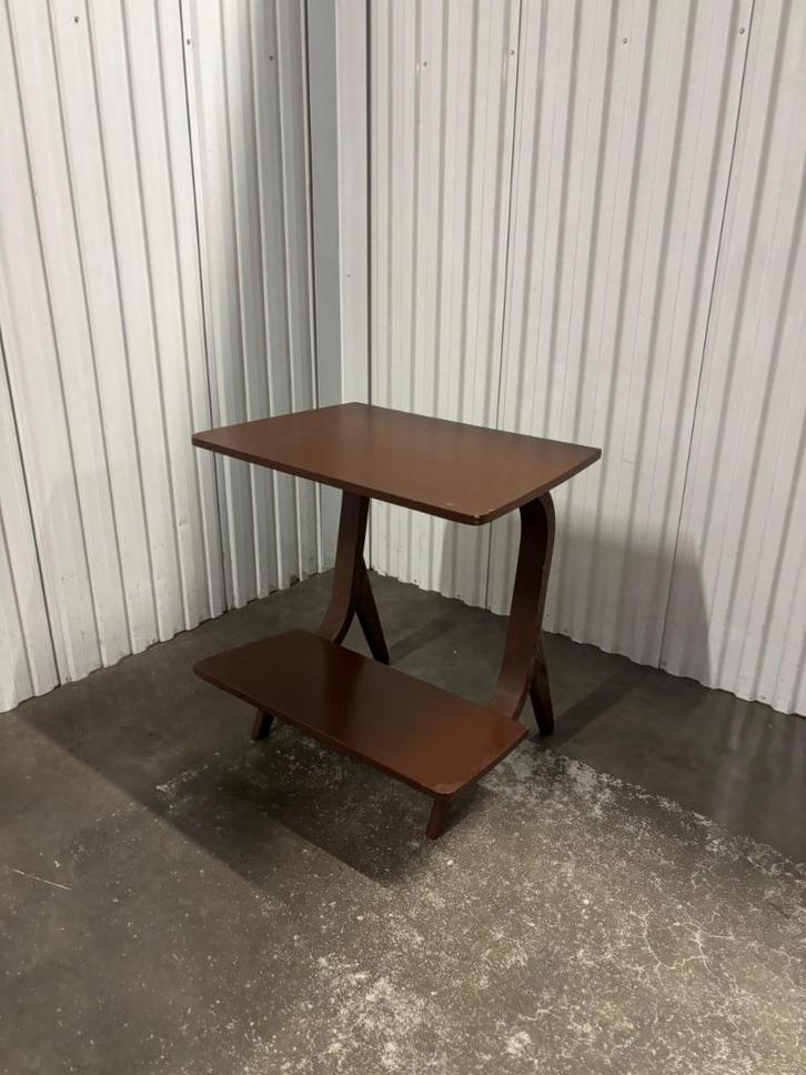 Orginele Vintage Bijzettafel, Huis en Inrichting, Tafels | Bijzettafels, Gebruikt, Rechthoekig, 45 tot 60 cm, Minder dan 55 cm