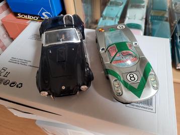 Blikken Porsche model 910 uit 1966 met elektromotor beschikbaar voor biedingen