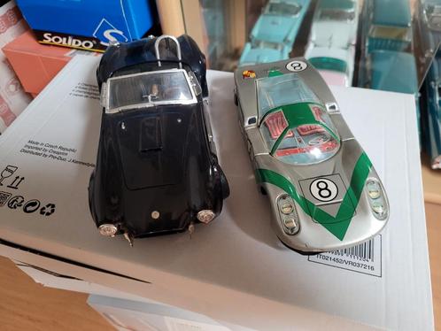 Blikken Porsche model 910 uit 1966 met elektromotor, Hobby en Vrije tijd, Modelauto's | 1:18, Zo goed als nieuw, Auto, Overige merken