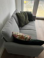 Bank grijs tweezits, Ophalen, Tweepersoons, 75 tot 100 cm, Zo goed als nieuw