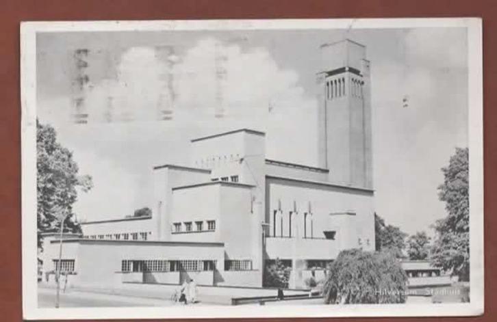 Hilversum - Stadhuis - 1961 (pst.st. Hilversum + Hoevelaken), Verzamelen, Ansichtkaarten | Nederland, Gelopen, Noord-Holland, 1960 tot 1980