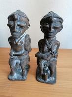 2 yoruba beelden, west Afrikaans, Nigeriaanse beelden, Antiek en Kunst, Ophalen of Verzenden
