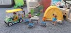 Playmobil camping set plus dienstvoertuig camping, Kinderen en Baby's, Ophalen, Zo goed als nieuw, Complete set