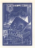 1668 Ex Libris Nederland : Harry Corvers, 1953, Antiek en Kunst, Kunst | Etsen en Gravures, Verzenden