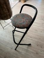 Vintage Barkruk - Zithoogte 80cm, Ophalen, Gebruikt, Zwart, Metaal