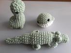 Pluche knuffel dinosaurus,  Walvis en krokodil, Ophalen of Verzenden, Nieuw, Overige typen