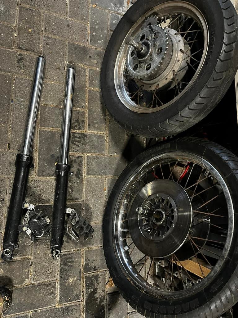 Suzuki gs voorvork/achterwiel en voorwiel, Ophalen of Verzenden, Gebruikt